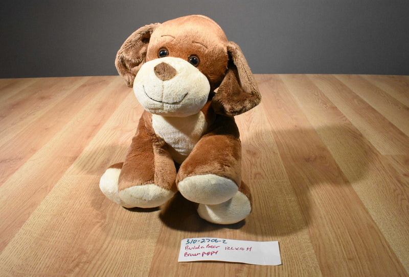 Build-a-Bear Velvet Hugs Brown and Beige Puppy Dog 2009 Plush