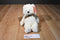 Ganz Casey the White Teddy Bear Beanbag Plush
