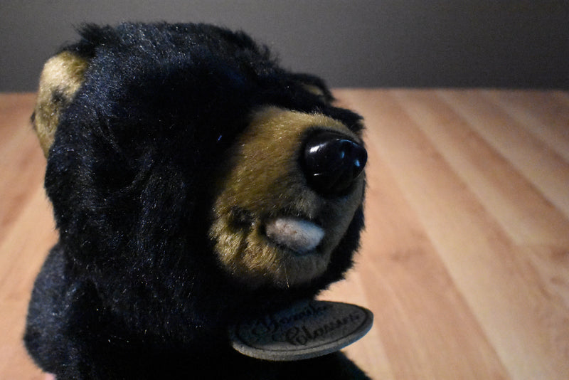 Russ Yomiko Mini Black Bear Cub Beanbag Plush
