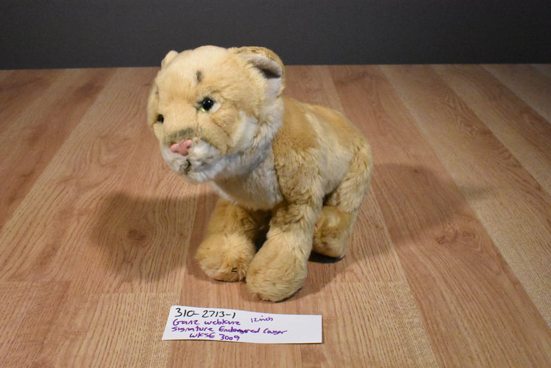 Ganz Webkinz Signature Endangered Cougar WKSE3009 Beanbag Plush (No Code)