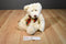 Russ Plus Beige Bear Beanbag Plush with a Bell