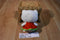 Ty Babies Hello Kitty Beanbag Plush Wearing a Watermelon Dress and Bow