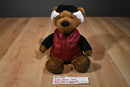 Eddie Bauer Brown Bear in Down Vest 2003 Beanbag Plush