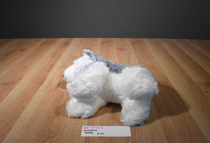 Walgreens Grey and White Husky Plush