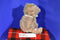 Disney Baby Brown Pooh Plush with Bow