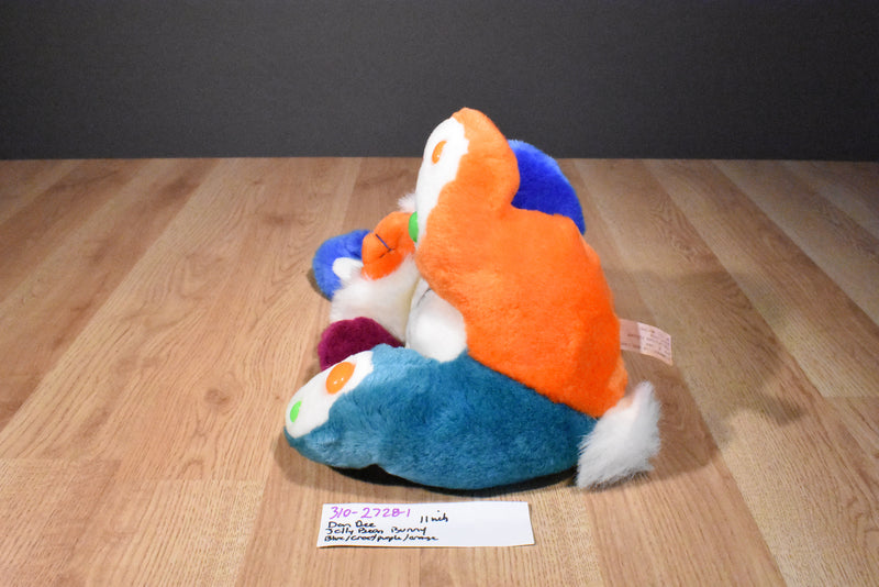 Dan Dee Jellybean Multi-colored Bunny Rabbit Plush