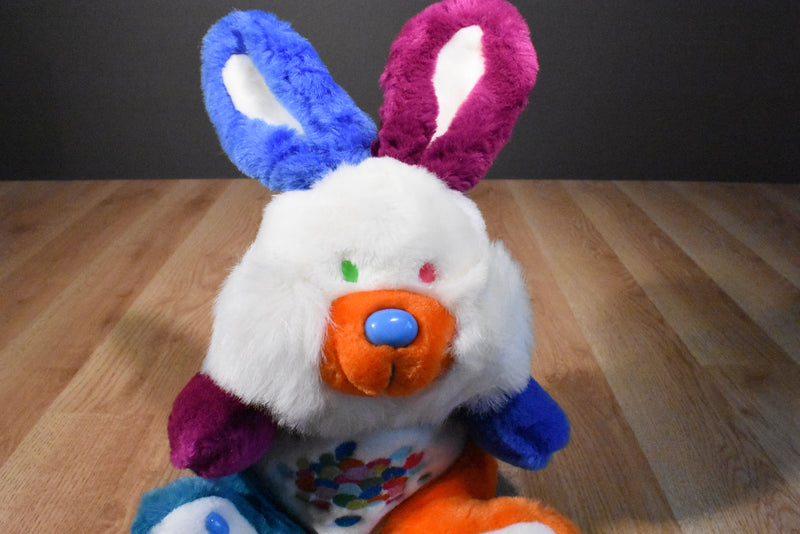 Dan Dee Jellybean Multi-colored Bunny Rabbit Plush
