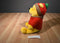 Mattel Disney Pooh in Red and Green Scarf and Hat Plush