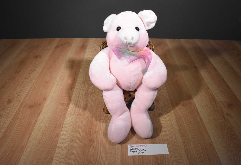 Kelly Toy Pink Floppy Pig Plush Beanbag Plush