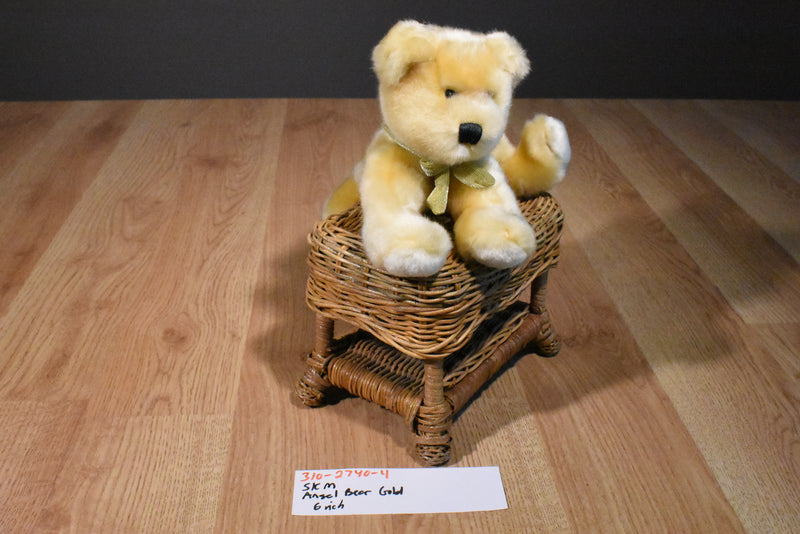 SKM Golden Angel Bear Beanbag Plush
