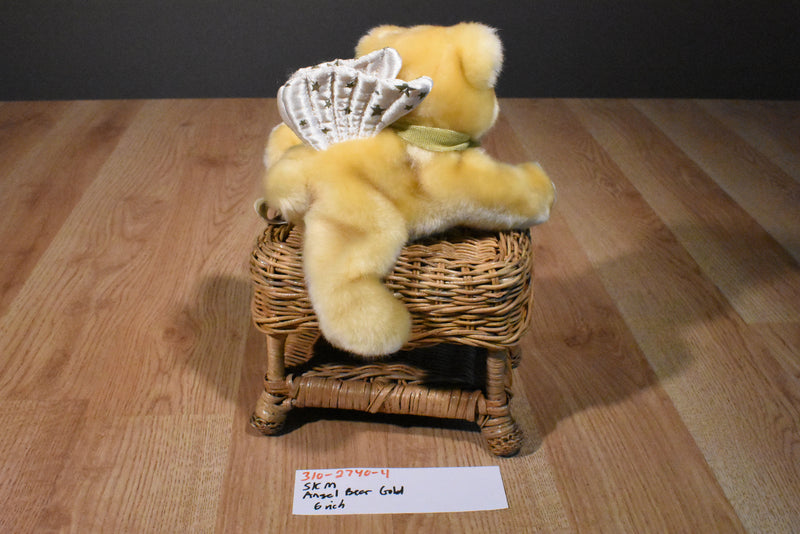 SKM Golden Angel Bear Beanbag Plush