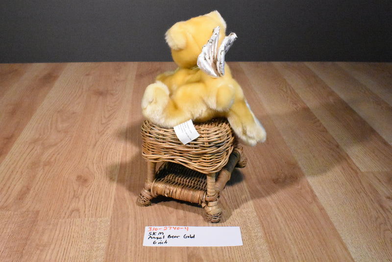 SKM Golden Angel Bear Beanbag Plush