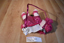 Poochie and Co. Poodle Pink Sequins Plush Bag Purse