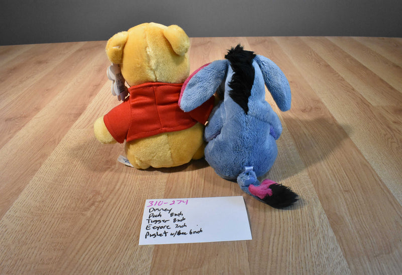 Disney Pooh Piglet Tigger Eeyore Plush
