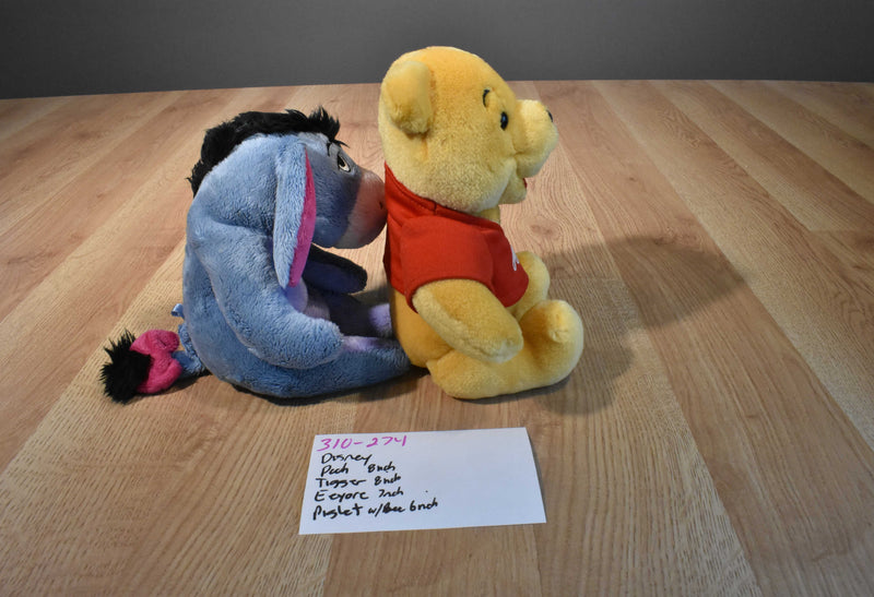 Disney Pooh Piglet Tigger Eeyore Plush
