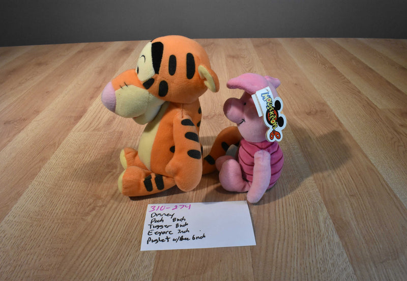 Disney Pooh Piglet Tigger Eeyore Plush