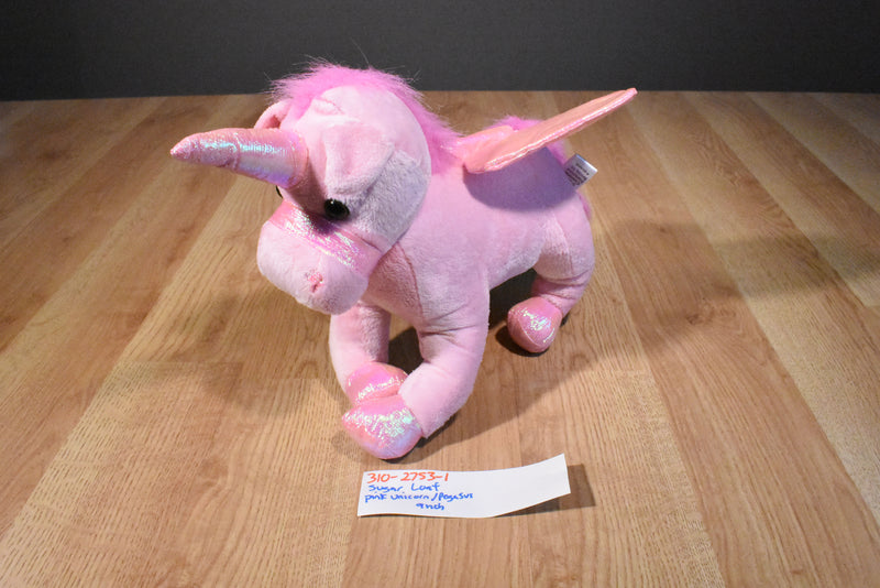 Sugar Loaf Pink Unicorn Pegasus 2006 Plush