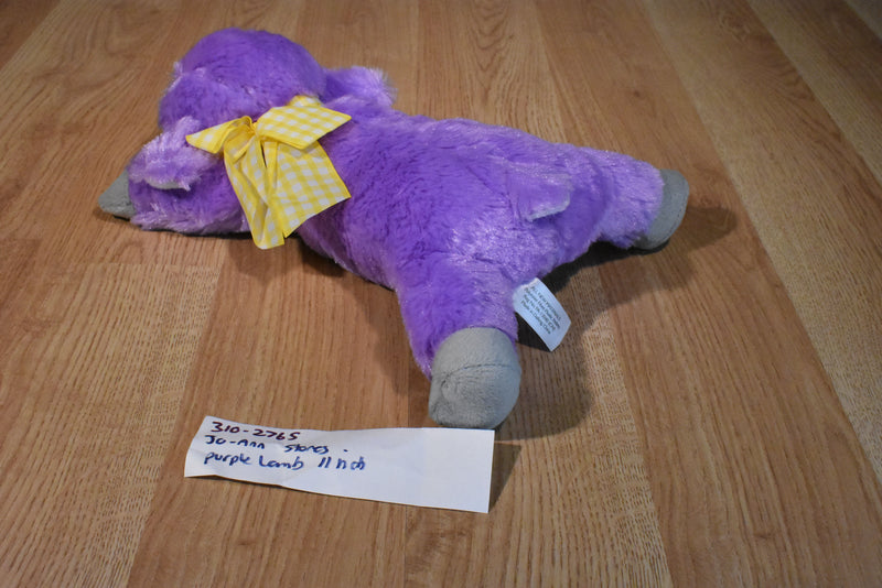 Jo-Ann Stores Purple and White Lamb Beanbag Plush