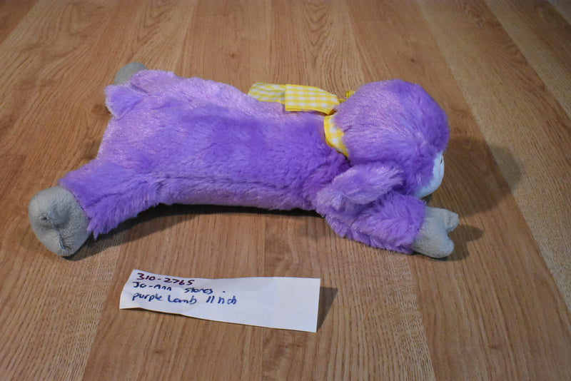Jo-Ann Stores Purple and White Lamb Beanbag Plush
