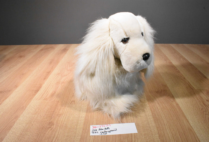 24K Polar Puff IKC Buff Cocker Spaniel Plush