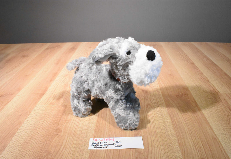 Lambs & Ivy Bedtime Originals Schnauzer 2016 Plush With Red Collar