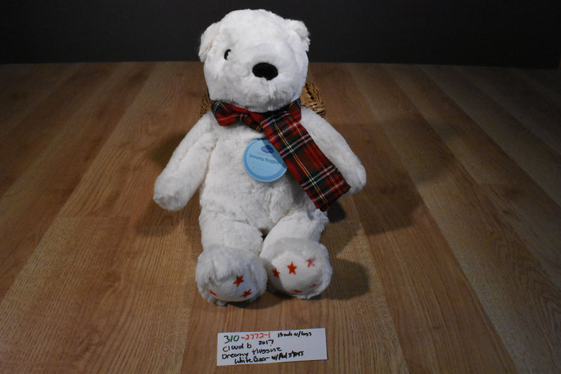 Cloud B Dreamy Hugginz White Polar Bear 2017 Plush