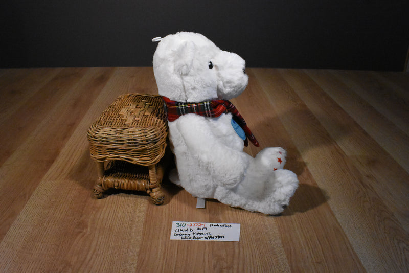 Cloud B Dreamy Hugginz White Polar Bear 2017 Plush