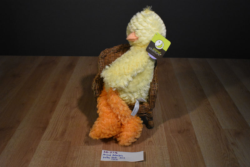 Animal Adventure Yellow Duck 2013 Beanbag Plush
