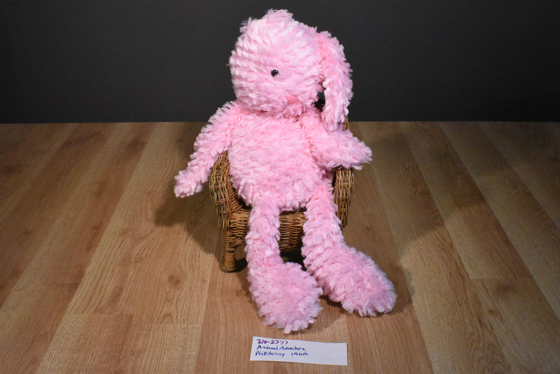 Animal Adventure Pink Bunny Rabbit 2013 Beanbag Plush