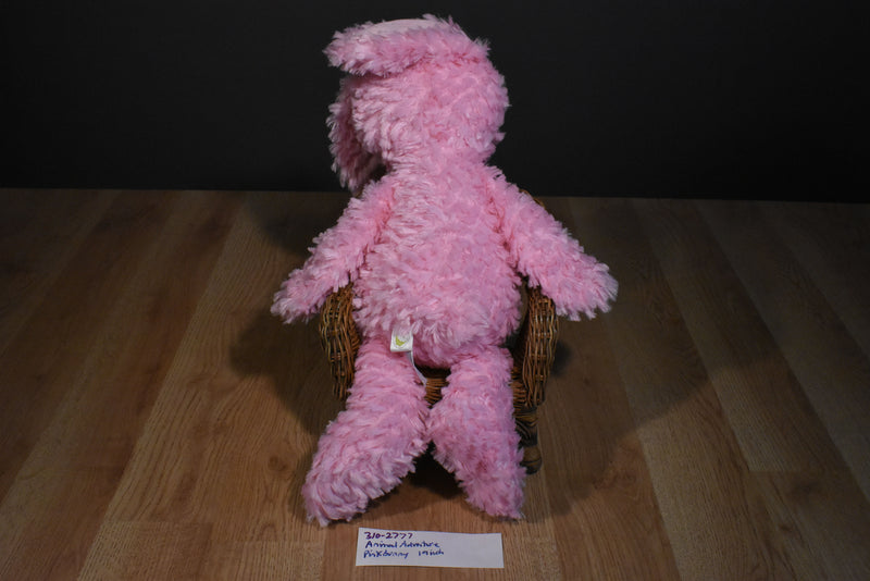 Animal Adventure Pink Bunny Rabbit 2013 Beanbag Plush