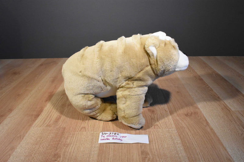 Ty Classic Winston Old English Bulldog 1990 Beanbag Plush