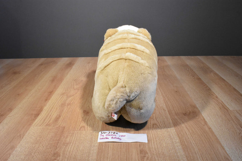 Ty Classic Winston Old English Bulldog 1990 Beanbag Plush