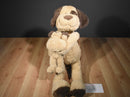 Kelly Toy Large Tan and Brown Dog and Puppy 2016 Plush