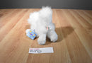 Ganz Webkinz White Samoyed Dog Beanbag Plush HM176 Sealed Code