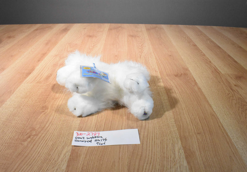 Ganz Webkinz White Samoyed Dog Beanbag Plush HM176 Sealed Code