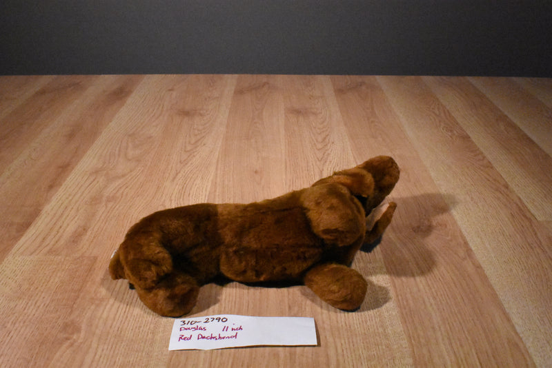 Douglas Gretel Red Dachshund Dog Beanbag Plush