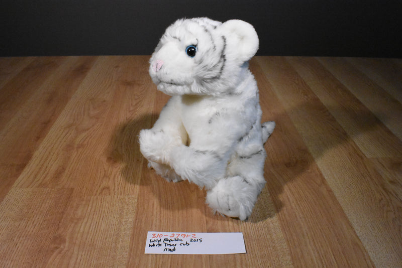 Wild Republic White Tiger 2015 Beanbag Plush with Blue Eyes