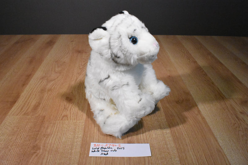 Wild Republic White Tiger 2015 Beanbag Plush with Blue Eyes