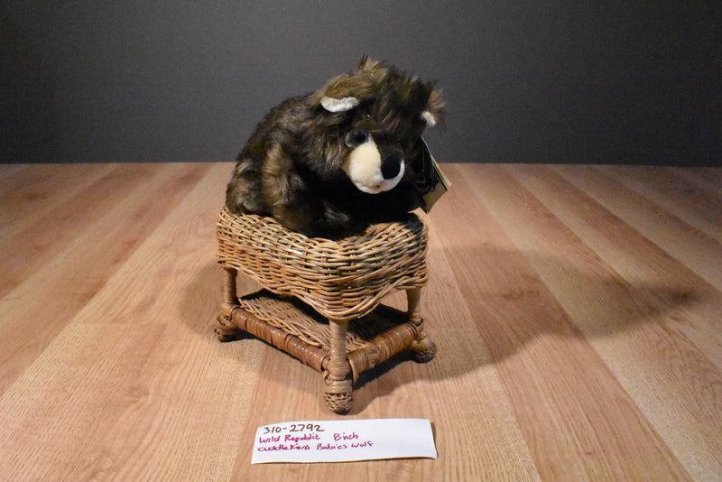 Wild Republic Cuddlekins Babies Wolf Cub 2007 Plush with Blue Eyes