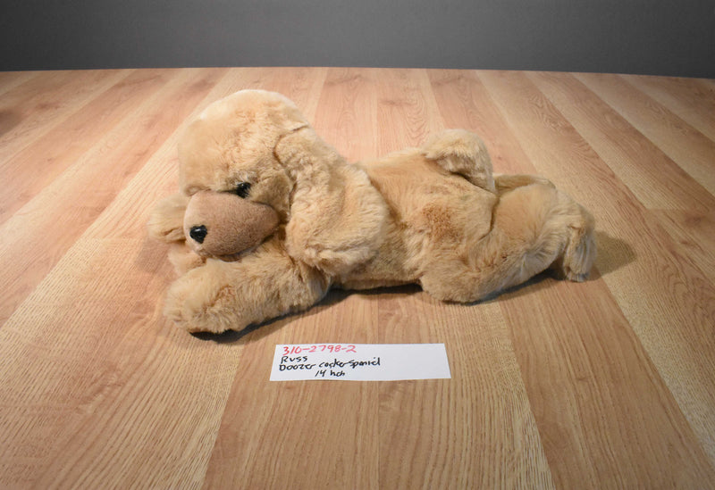 Russ Doozer Tan Cocker Spaniel Dog Beanbag Plush