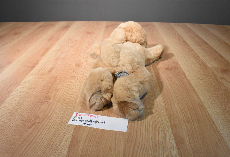 Russ Doozer Tan Cocker Spaniel Dog Beanbag Plush