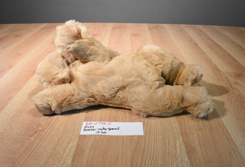 Russ Doozer Tan Cocker Spaniel Dog Beanbag Plush