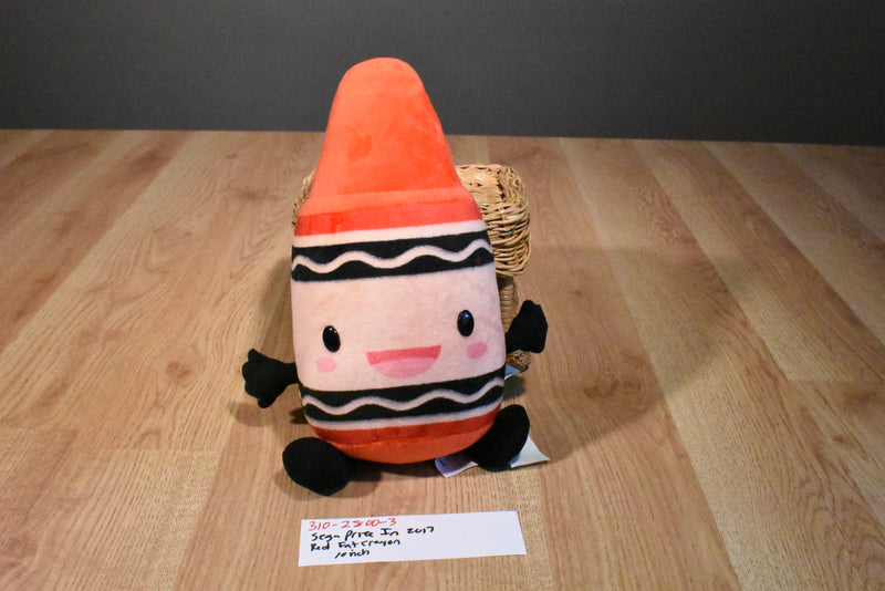 Sega Prize Int. Crayola Red Fat Crayon 2017 Plush