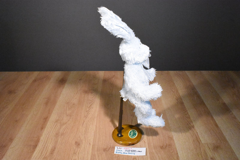 Ganz Ruffles the Fluffy Blue Bunny Rabbit Beanbag Plush