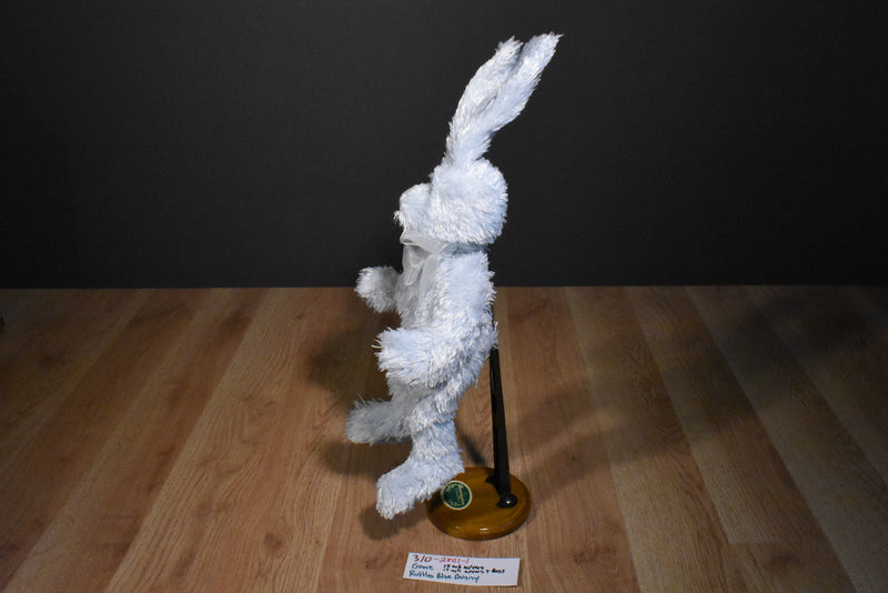 Ganz Ruffles the Fluffy Blue Bunny Rabbit Beanbag Plush