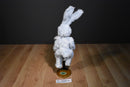 Ganz Ruffles the Fluffy Blue Bunny Rabbit Beanbag Plush