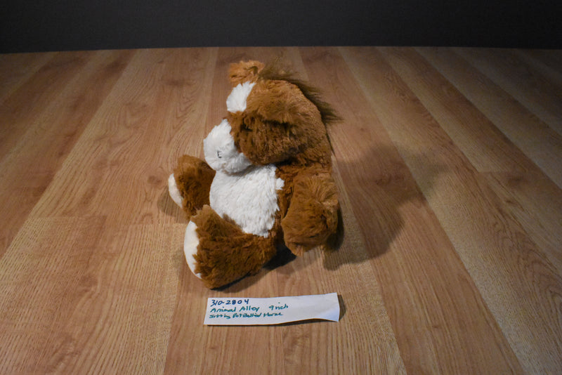 Animal Alley Sitting Pot Bellied Horse Pony Beanbag Plush