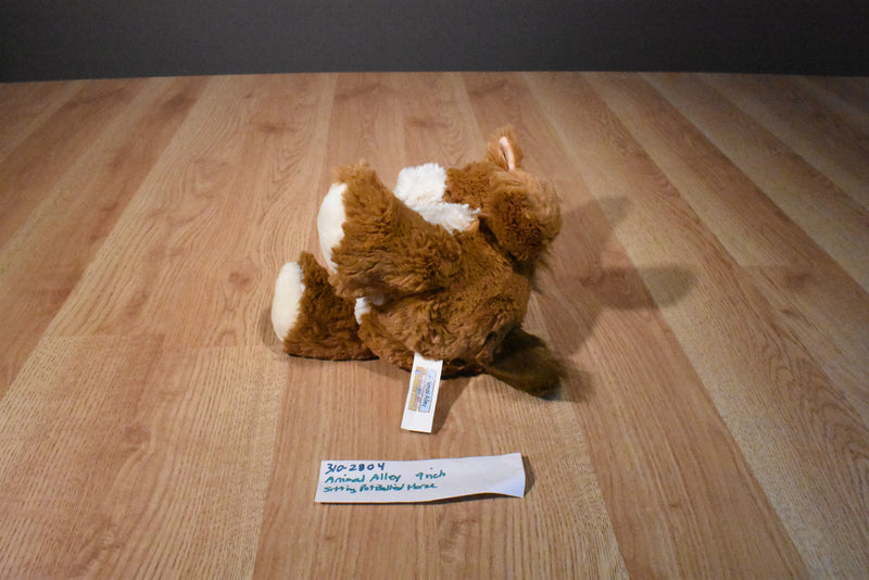 Animal Alley Sitting Pot Bellied Horse Pony Beanbag Plush