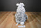 Animal Adventure Gray Bunny 2016 Plush with Blue Flower Ears and Feet