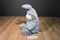 Animal Adventure Gray Bunny 2016 Plush with Blue Flower Ears and Feet